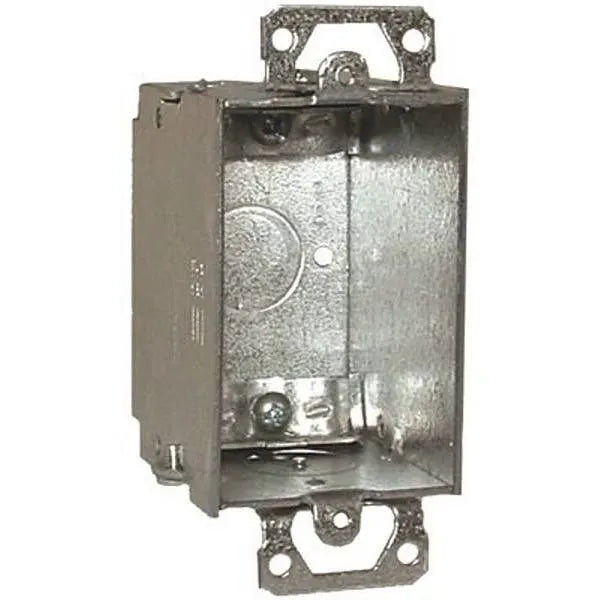 Raco 3" X 2" Gangable Switch Box, 2-1/2" Deep, 1/2" Ko', Nmsc Clamps