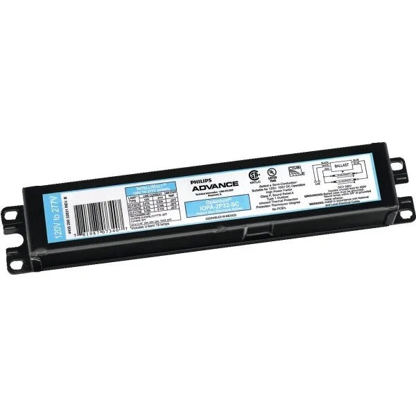 Philips Advance Centium® 3-Bulb T8 Electronic Multivolt Ballast, 32 Watt