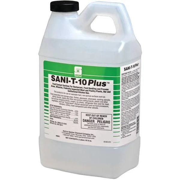Spartan 2 L. Sani-T-10 Plus Food Contact Sanitizer