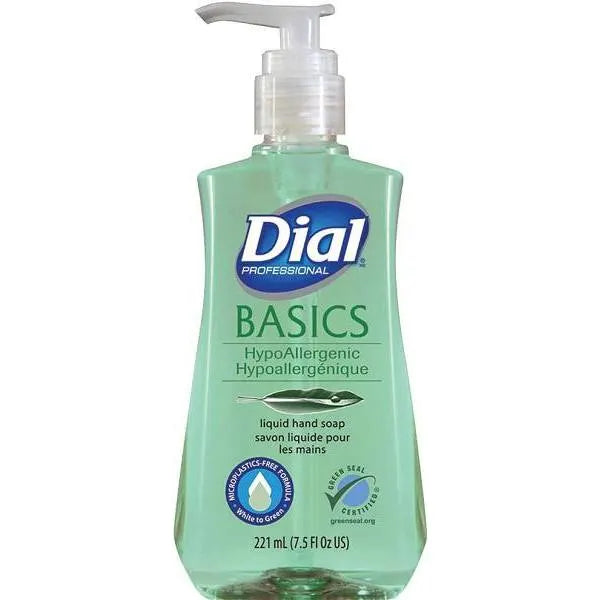 Dial Green Seal Certified Pump Liquid Hand Soap, 7.5 Oz