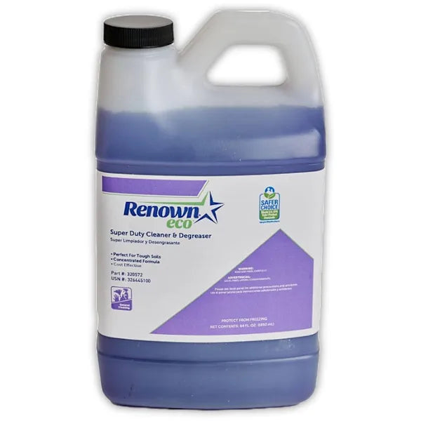 Renown Eco Super Duty Cleaner And Degreaser, EPA Certified, 64 Oz