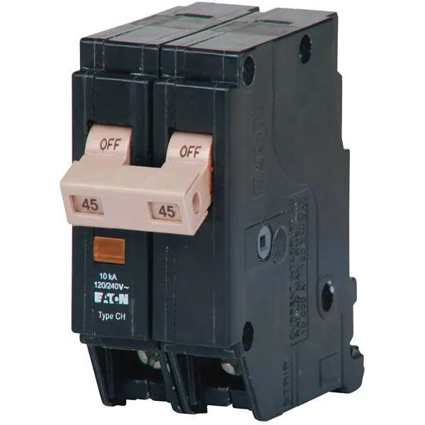 Eaton Ch 45 Amp 2-Pole Circuit Breaker W/ Trip Flag