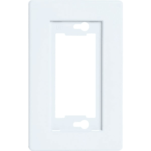 Taymac Allure 1-Gang Pvc Wall Plate (6-Pack) (White)