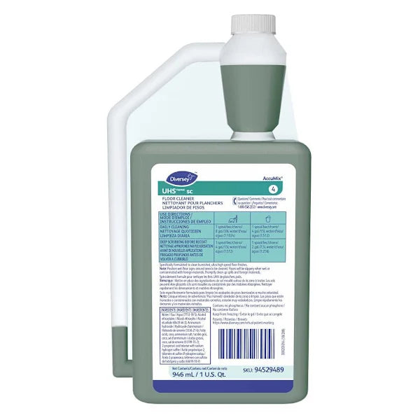 Diversey 1 Qt. Accumix Uhs Sc Hardwood Floor Cleaner