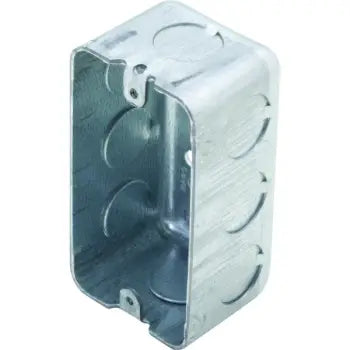 Hubbell 4 X 2 In 1-Gang 1-7/8 In Deep Drawn Handy Box W/ Raised Ground