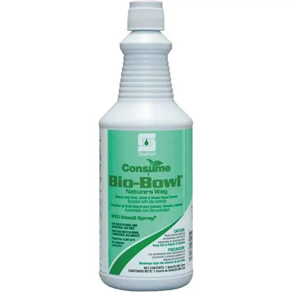 Spartan Bio-Bowl Aqua Fresh W/ Citrus Scent Restroom Cleaner, 1 Qt