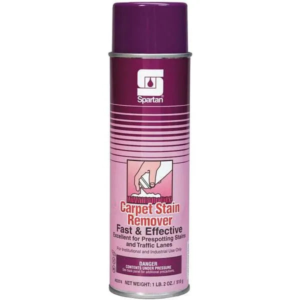 Spartan Carpet Stain Remover, Aerosol Can, 18 Oz