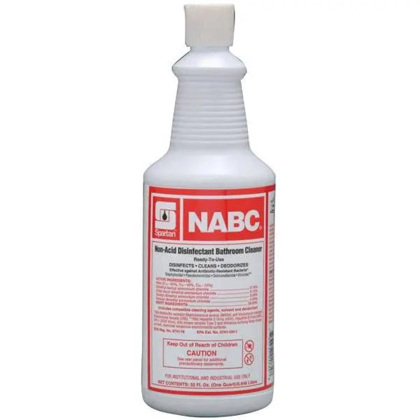 Spartan Nabc Restroom Disinfectant, 1 Quart, Floral Scent
