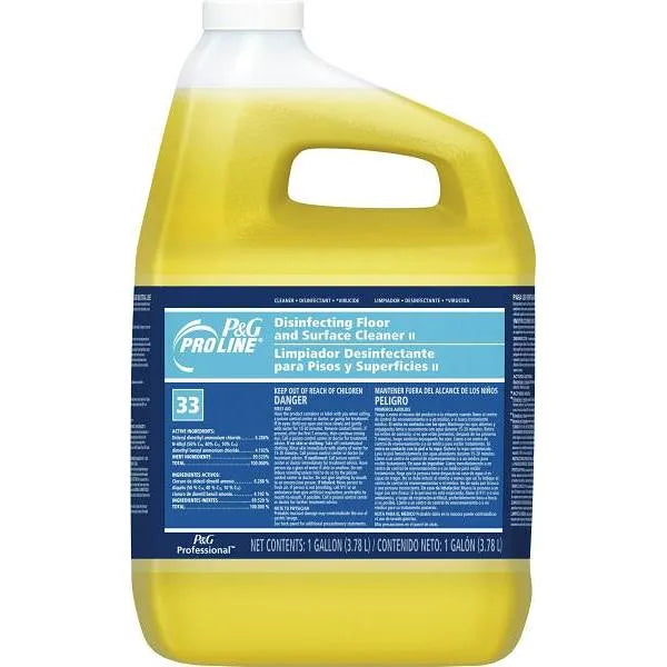 Proline Disinfecting Floor And Multi-Surface Cleaner, Closed Loop, 1 Gal