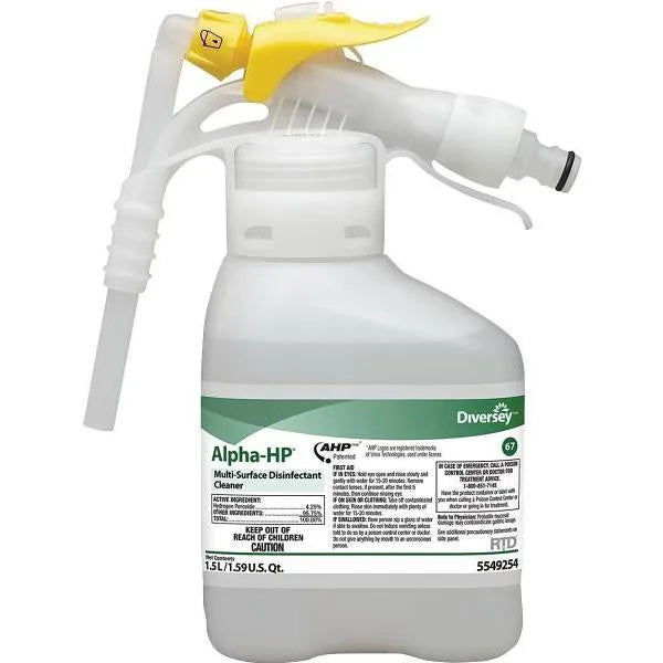 Diversey Alpha-Hp Multi-Surface Disinfectant Cleaner Rtd 1.5 L