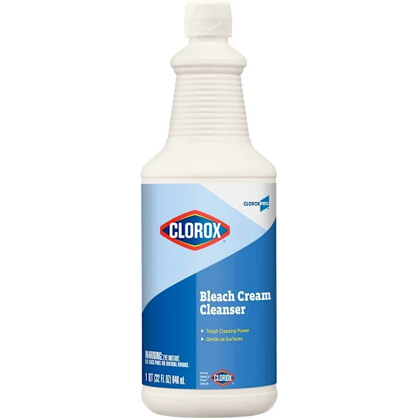 Clorox Bleach Cream Cleanser, Cloroxpro, 32 Oz