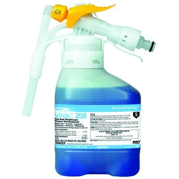 Diversey Rtd Virex II 256 1.5 L Germicidal Cleaner And Deodorant, Blue
