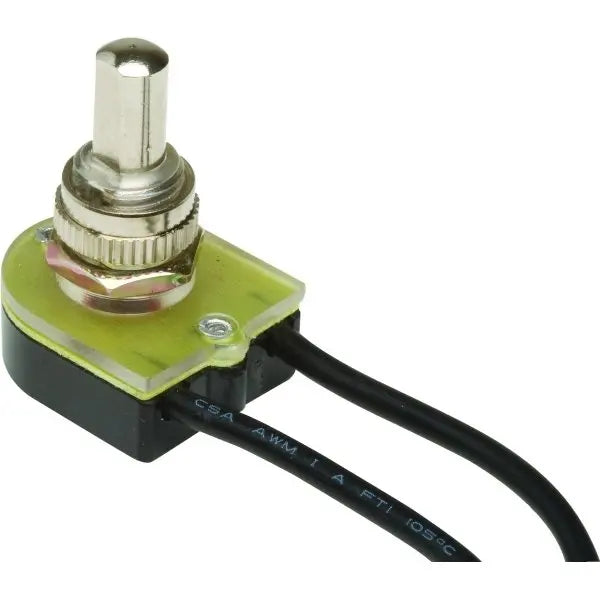 Satco 6 Amp 125 Volt On-Off Push Button Switch