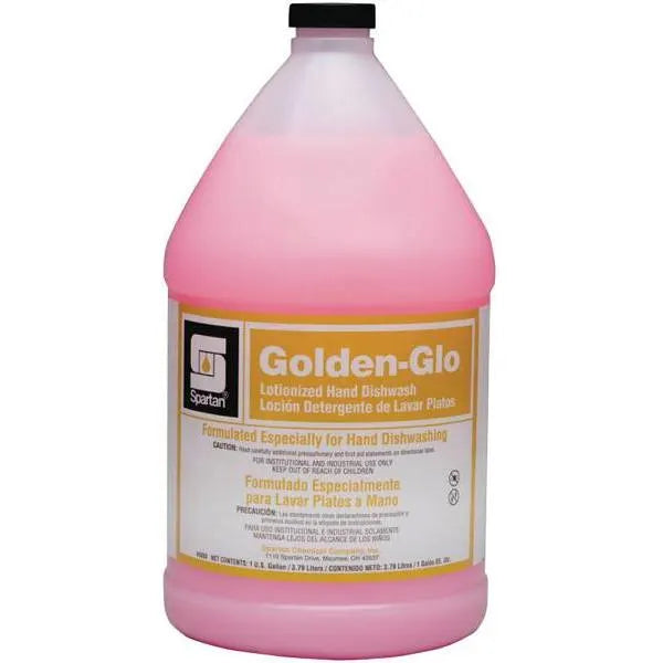Spartan Golden-Glo Manual Dish Detergent, 1 Gal, Fresh Scent