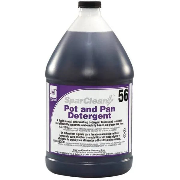 Spartan Sparclean Pot And Pan Detergent Manual Dish Detergent, 1 Gal