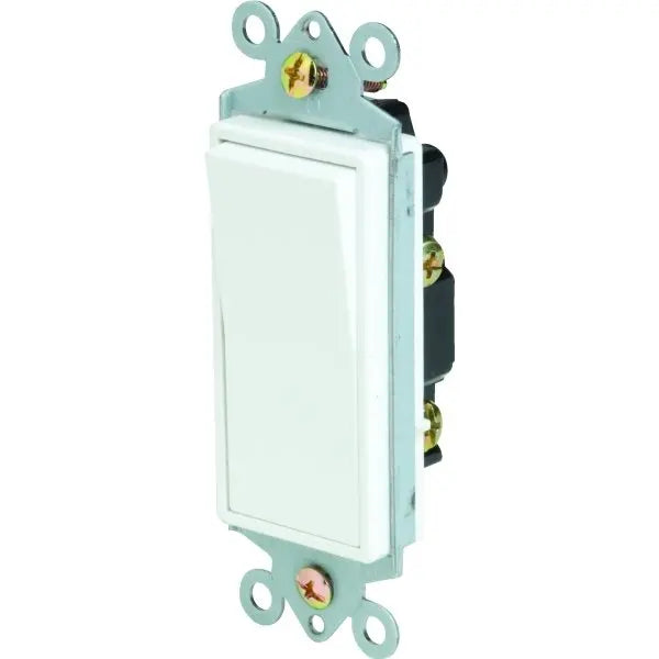 Maintenance Warehouse® 15 Amp, 120 Volt, 1-Pole Wall Switch, White