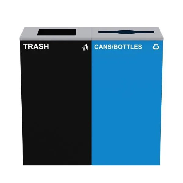 Alpine Industries 58g Blue Mixed Recycling Bin Station