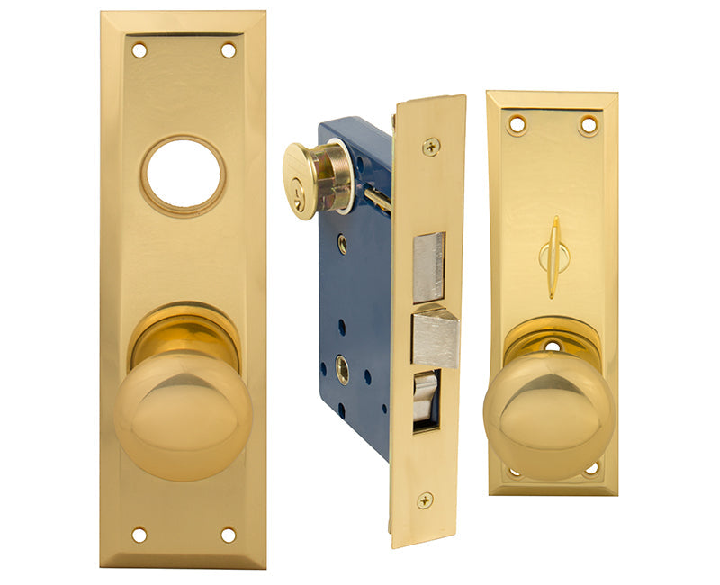 Thru Bolted Left Hand Mortise Lockset