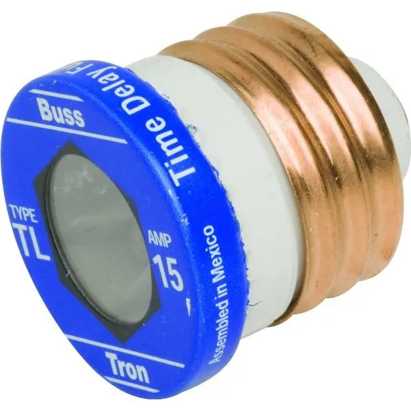 Bussmann® 15 Amp 125 Volt Time-Delay Edison Base Plug Fuse