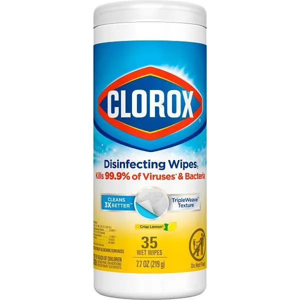 Clorox Disinfecting Wipes, Cloroxpro, Lemon Fresh Scent, 35 Count Canister