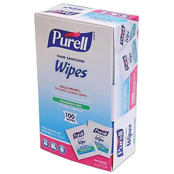 PURELL Alcohol Hand Sanitizing Wipes, Individually Wrapped, Fragrance Free