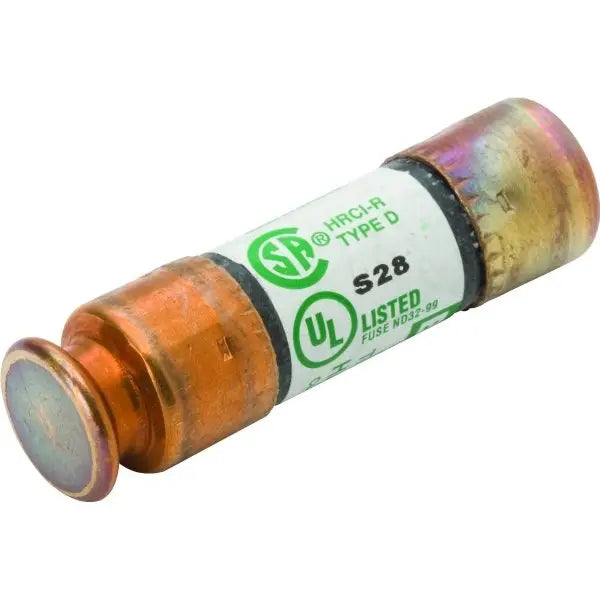 Bussmann® 15 Amp 250 Volt Dual-Element Time-Delay Cartridge Fuse