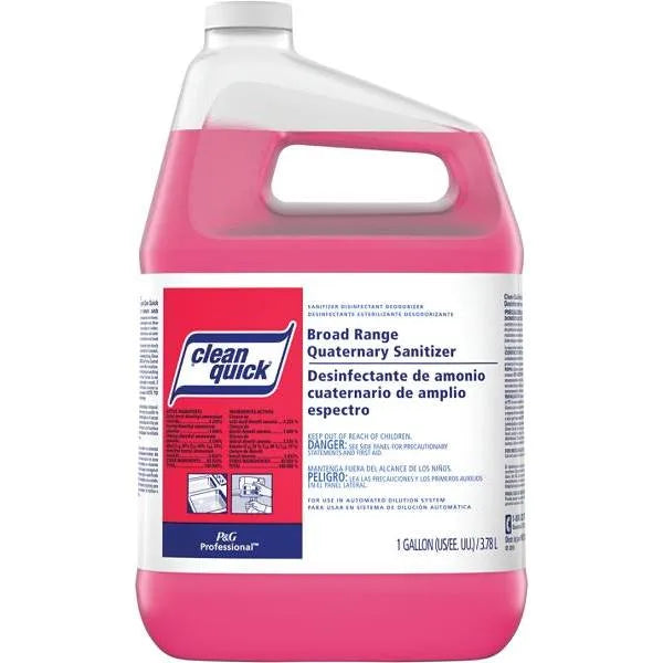 Clean Quick Broad Range Quaternary Sanitizer Closed Loop, 1 Gal