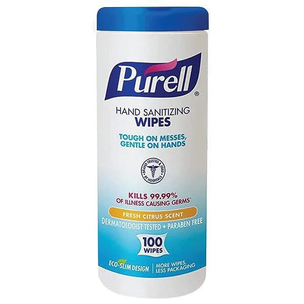 Purell Non-Alcohol Hand Sanitizing Wipes, Citrus Scent, Eco-Slim Canister