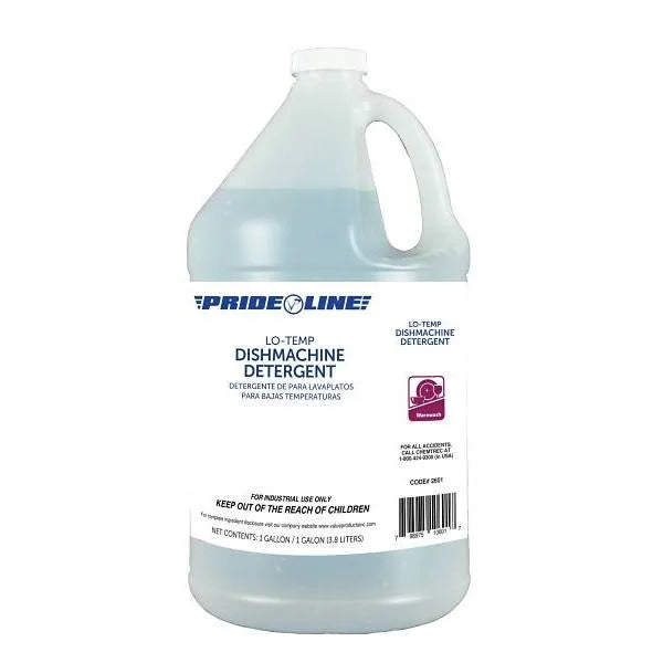 Prideline Lo-Temp Dish Machine Detergent 1 Gal.
