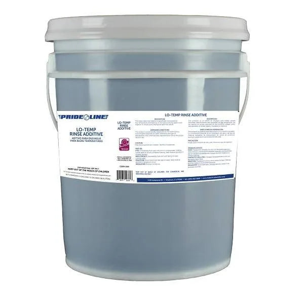 Prideline Lo-Temp Rinse Additive 5 Gal.