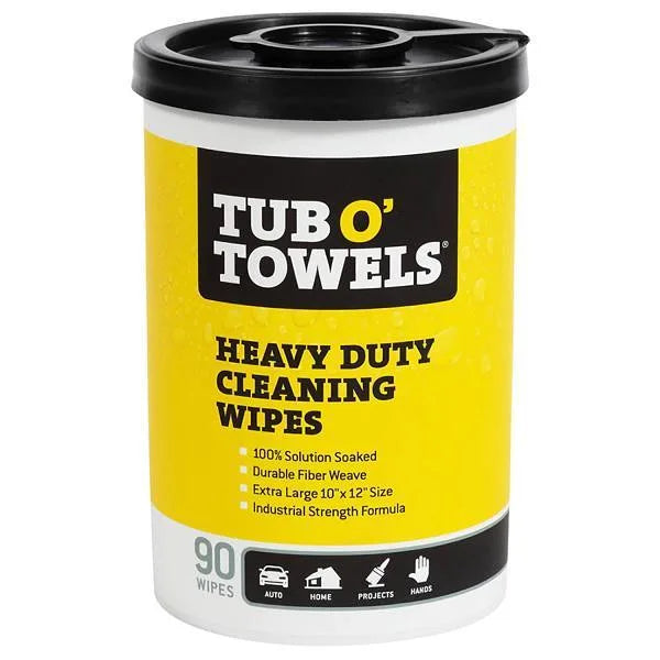 Tub O' Towels Citrus Scent Heavy-Duty Cleaning Wipes