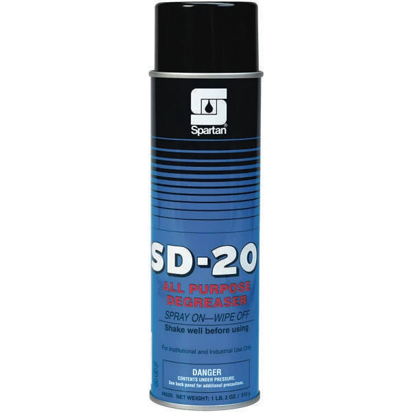 Spartan Sd-20 All-Purpose Degreaser, 18 Oz. Aerosol Can, Citrus Scent
