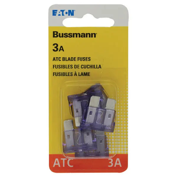 Bussmann 3 Amp Fast Acting Blade Fuse