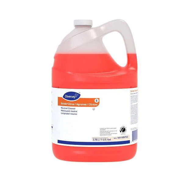 Diversey Stride Neutral Cleaner, 1 Gal, Citrus