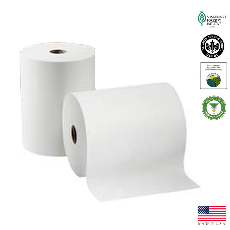 Enmotion Roll Towel White 1 ply 10"x800' 6/cs