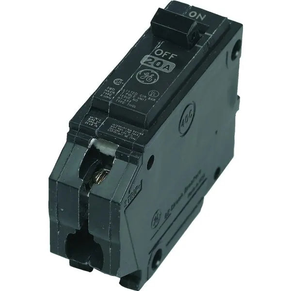 GE 20 Amp 120/240v 1-Pole Thick Circuit Breaker
