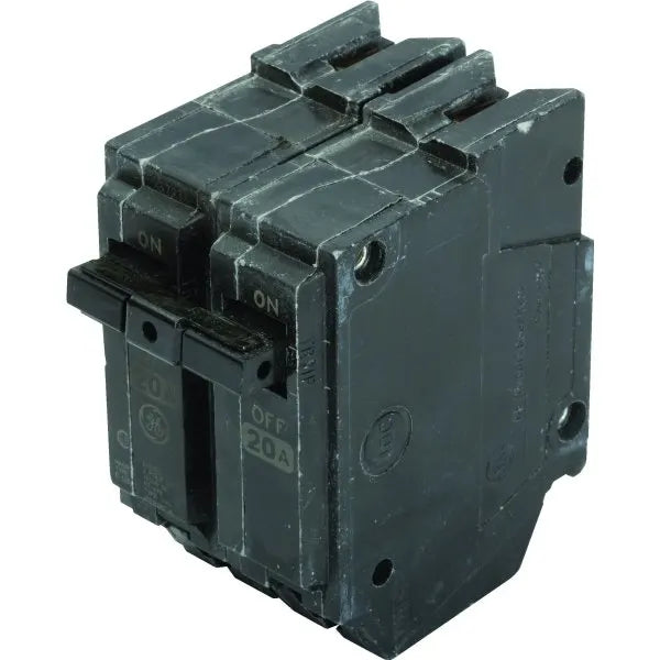 GE 20 Amp 120/240 Volt 2-Pole Thick Circuit Breaker