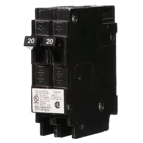 Siemens 20a 1-Pole Interchangeable Circuit Breaker
