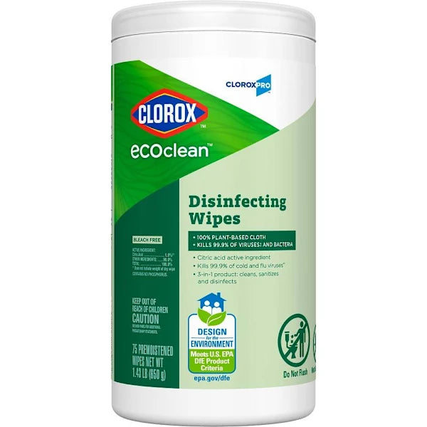 Clorox Disinfecting Wipes, Cloroxpro, Fresh Scent, 75 Count