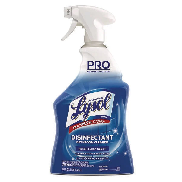 Professional Lysol Brand Disinfectant Bathroom Cleaner Spray Bottle