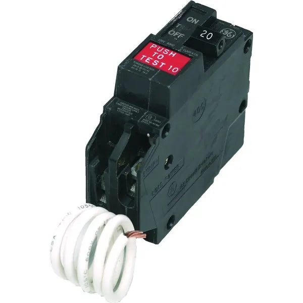 GE 20 Amp 120/240 Volt 1-Pole Gfci Circuit Breaker