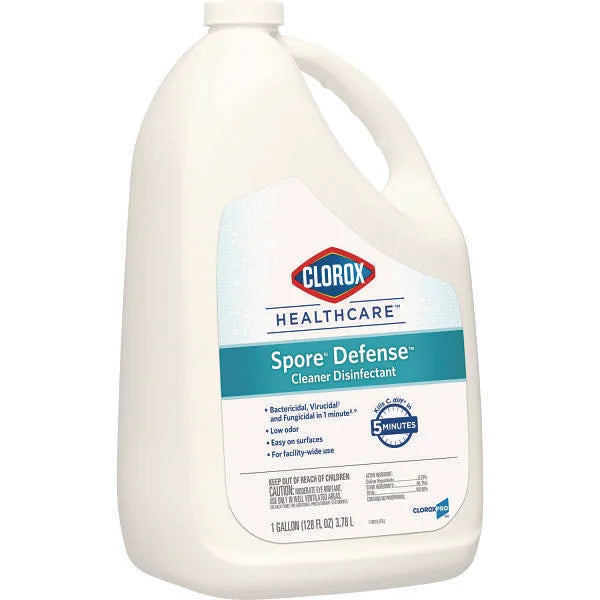 Clorox Healthcare Spore Defense Cleaner Disinfectant Open System 1-G