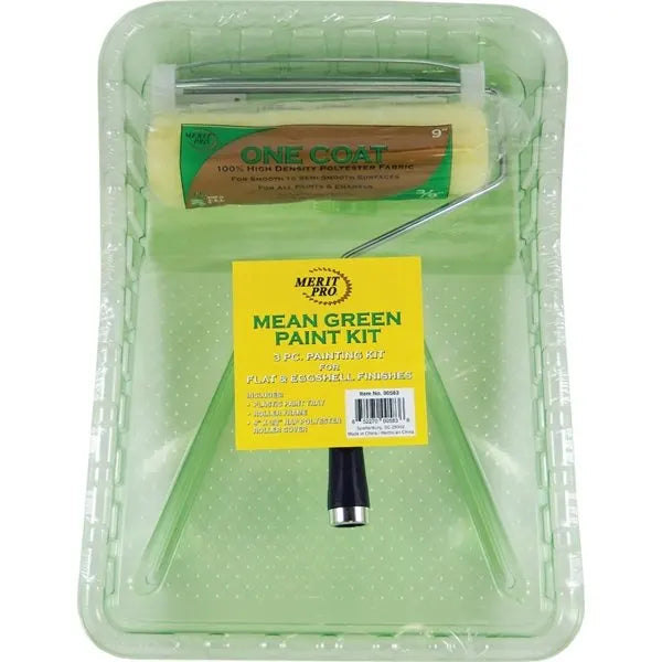 Merit Pro 00583 3 Piece Mean Green Paint Kit