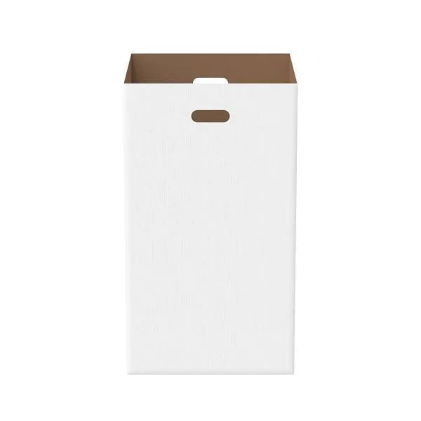 Gritt Commercial 40 Gallon Corrugated Cardboard Trash/Recycling Package Of 10