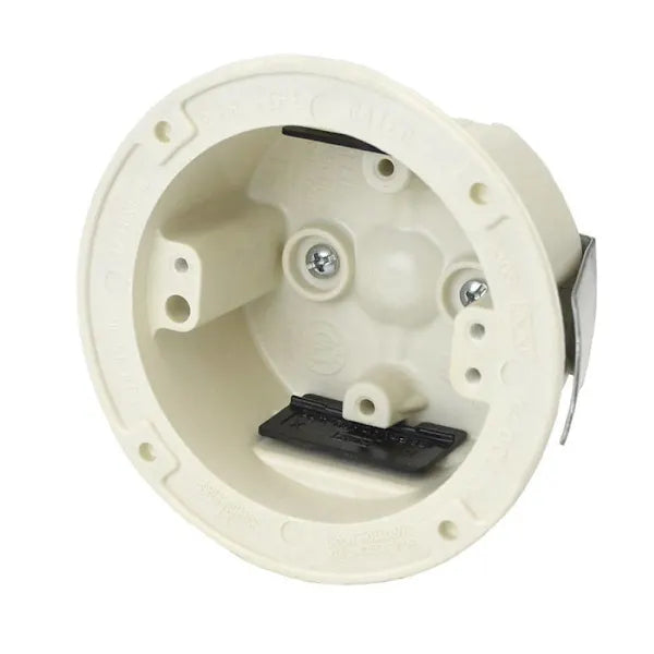 Allied Moulded Old Work Round Wall Box, 3-1/2" Diameter, 14 Cu. In.