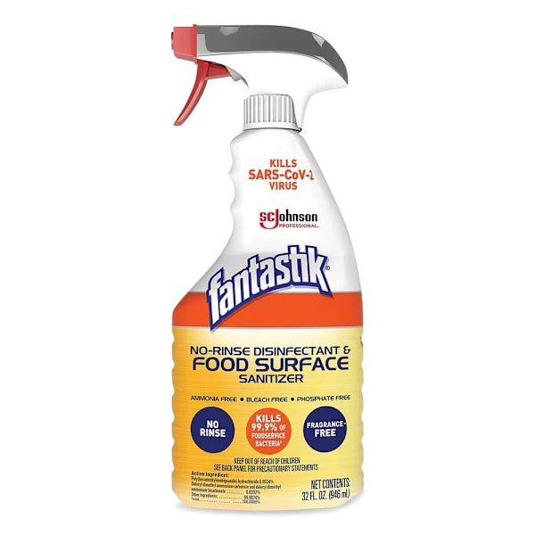 Fantastik Disinfectant And Food Surface Sanitizer 32 Oz