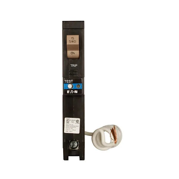 Eaton Ch 15 Amp Single-Pole Dual Function Arc Fault/Ground Fault Circuit Breaker