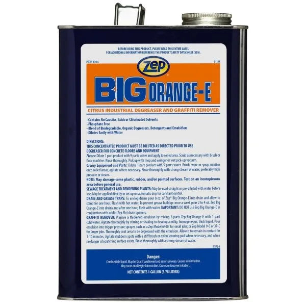 Zep® 1 Gallon Economical Natural Citrus Cleaner And Degreaser (Orange)