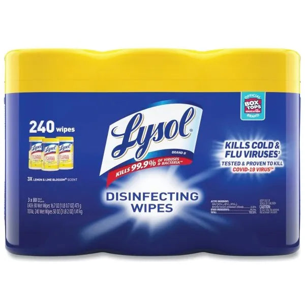 Lysol Lemon Lime Disinfecting Wipes