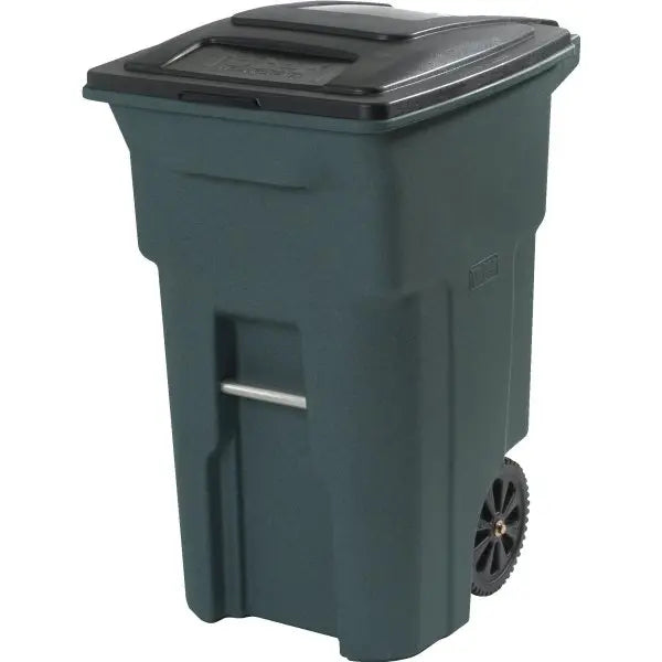 Toter 64 Gallon Trash Can W/ Wheels And Attached Lid